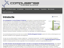 Tablet Screenshot of compusense.nl
